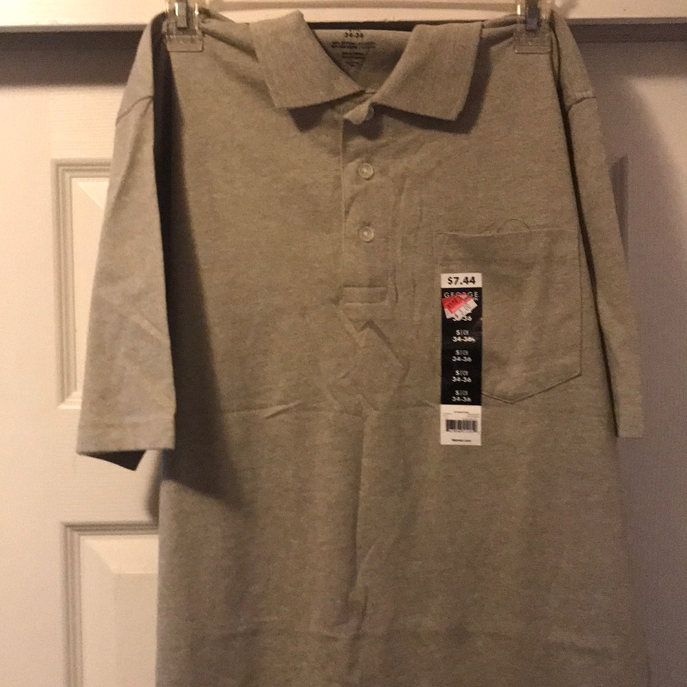 George Grey Polo T-Shirt Brand New